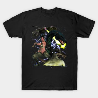 A genuinely sick dragon warrior princess T-Shirt